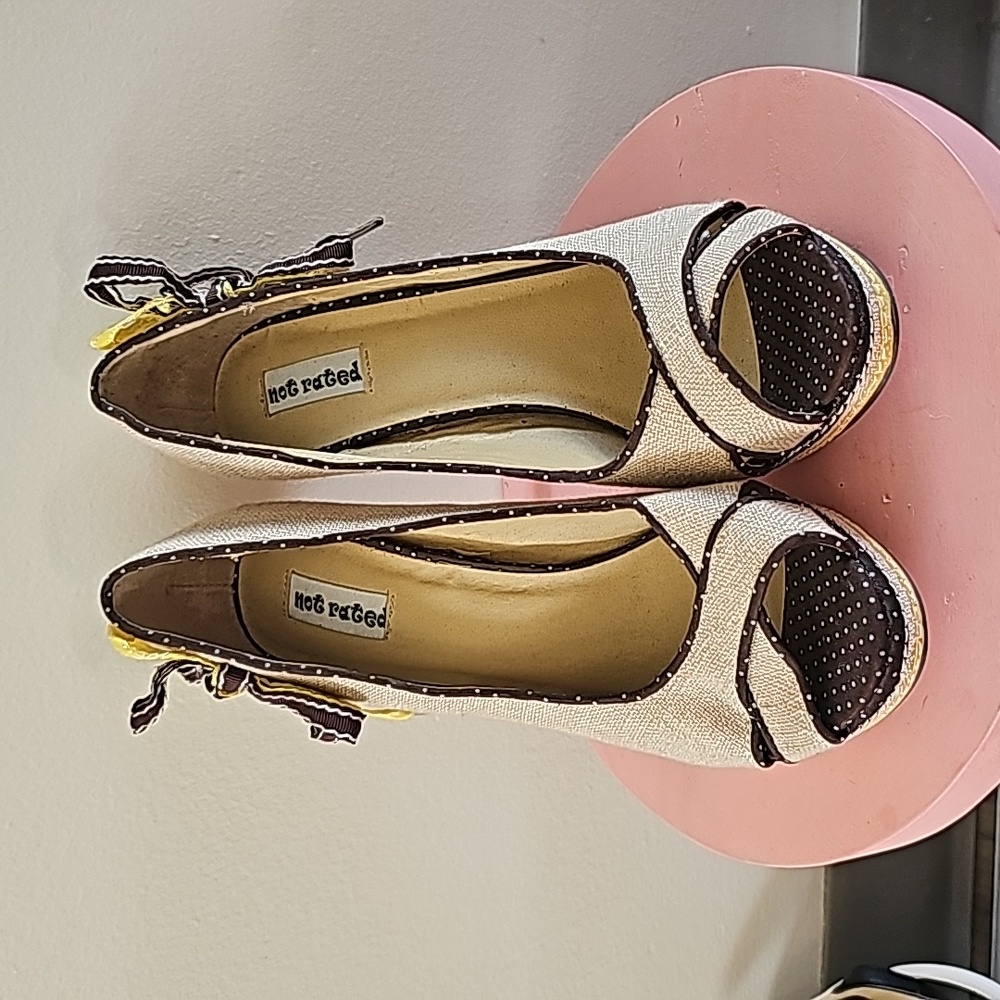 Not Rated Peep Toe Heels